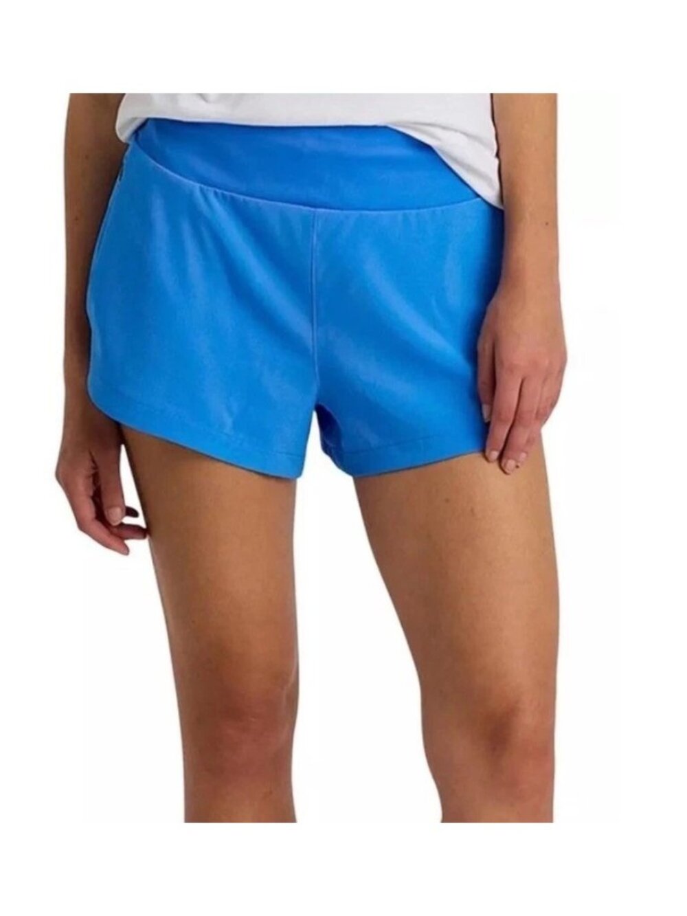 FREEFLY Breeze Active Shorts 3" Surf Blue  Bamboo Lined Women’s XL
